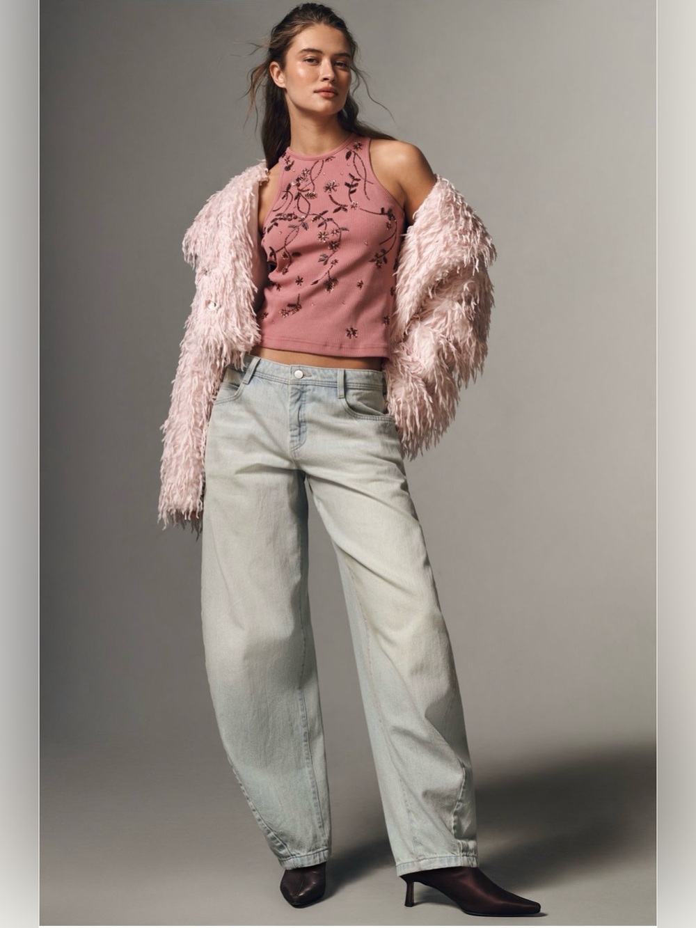 Pilcro High Rise Balloon Jeans
